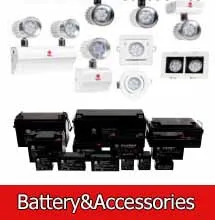 แบตเตอรี่ไฟฉุกเฉินแบตเตอรี่ป้ายทางหนีไฟBatterySunnyโคมไฟดาวน์ไลท์รีโมทแลมท์