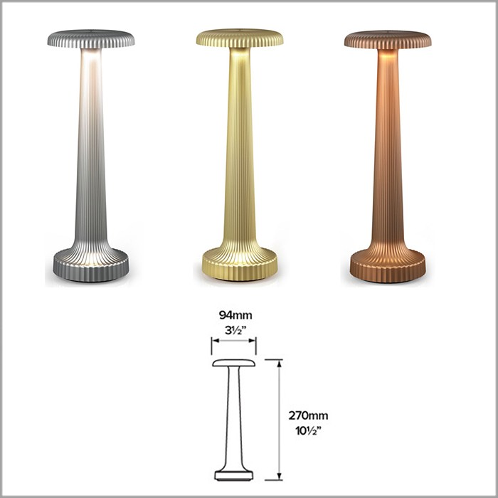 Cordless And Rechargeable Table Lamp From Neoz