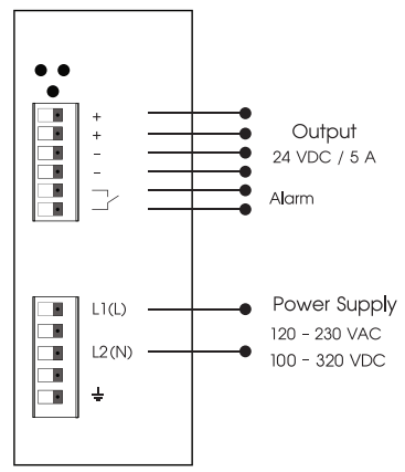 Single Phase Switching Power Supply 24VDC 5A