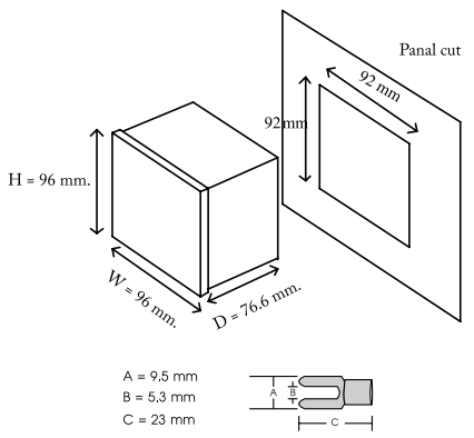 3 Phase Power And Energy Meter With Rs-485