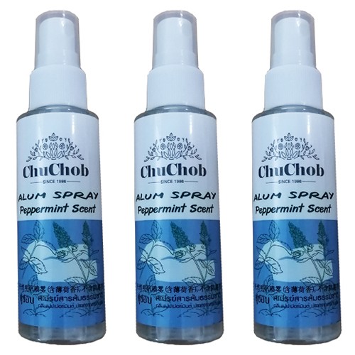 สเปรย์สารส้มเปปเปอร์มิ้นท์set3ขวด(60ml