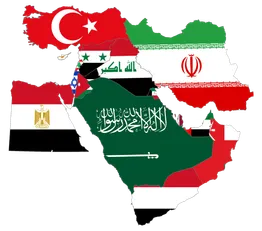 MapFlagsoftheMiddleEast