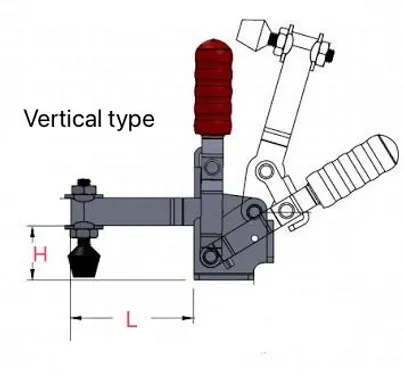 Toggle Clamp,Toggle Clamp จับชิ้นงาน,toggle clamp (แคลมป์นก)