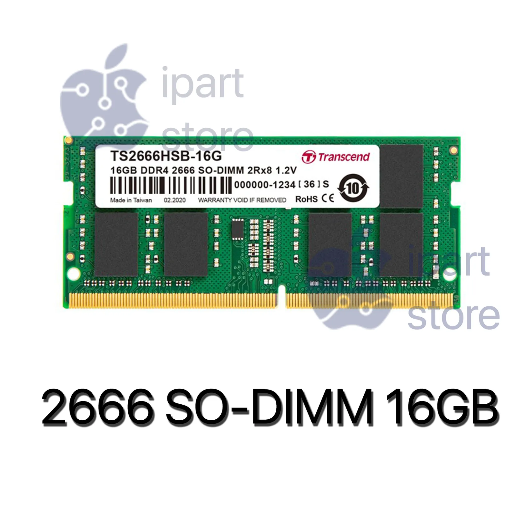Transcend 16GB DDR4-2666 SO-DIMM
