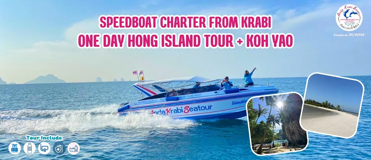 SpeedboatcharterfromkrabiOnedayHongIslandTourKohyao