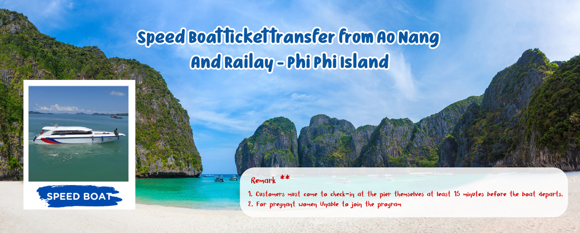 SpeedBoattickettransferfromAoNangAndRailay-PhiPhiIsland