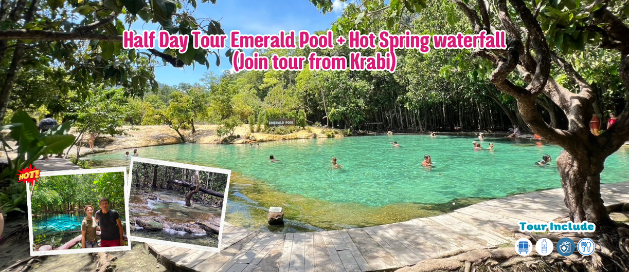 HalfDayTourEmeraldPoolHotSpringwaterfall(JointourfromKrabi)