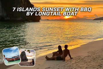 7IslandsSunsetwithBBQbyLongtailBoat
