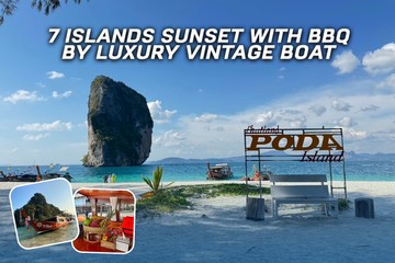 7IslandsSunsetwithBBQbyLuxuryVintageBoat