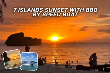 7IslandsSunsetwithBBQbyspeedBoat