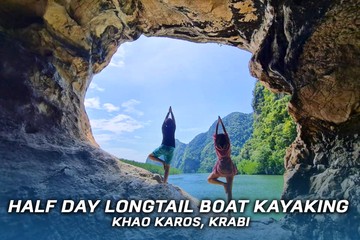 HalfDayLongtailboatKayakingKhaoKaros,Krabi