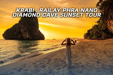 KrabiRailayPhranangDiamondCaveSunsettour(2)