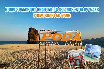 KrabiSpeedboatCharter4Islands&TalayWaekFromKrabiAoNang