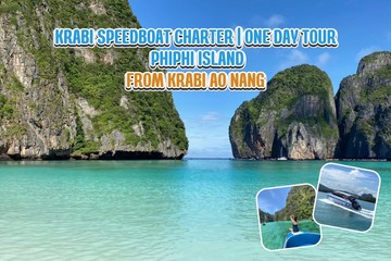 KrabiSpeedboatCharterOnedaytourphiphiislandFromKrabiAoNang