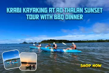 KrabikayakingatAoThalansunsettourwithBBQDinner