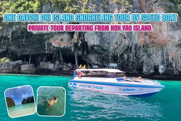 OnedayphiphiislandSnorkelingtourByspeedboat