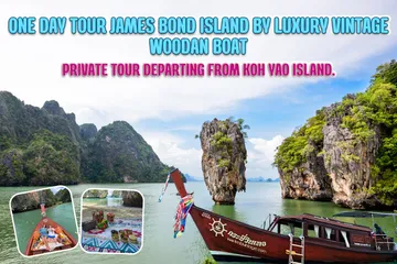 OnedaytourJamesBondIslandByluxuryvintagewoodanboat
