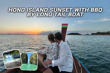 hongislandSunsetwithBBQbyLongtailboat