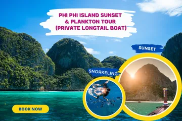 ทัวร์ซันเซ็ทเกาะพีพี&ดำน้ำดูแพลงก์ตอนเช่าเหมาลำเรือหางยาวeg