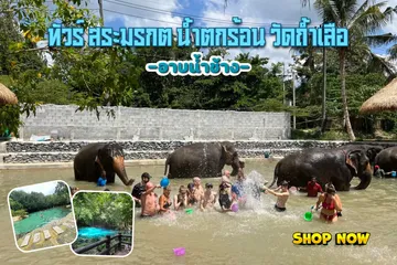 ทัวร์สระมรกตน้ำตกร้อนวัดถ้ำเสือ-อาบน้ำช้าง-