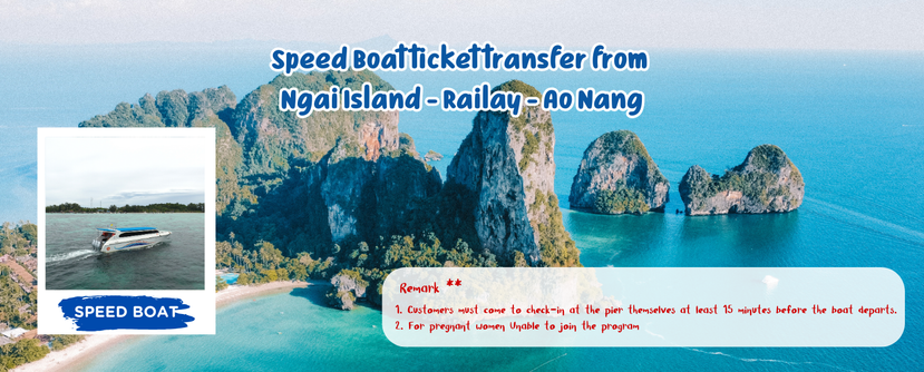 SpeedBoattickettransferfromNgaiIsland-Railay-AoNang