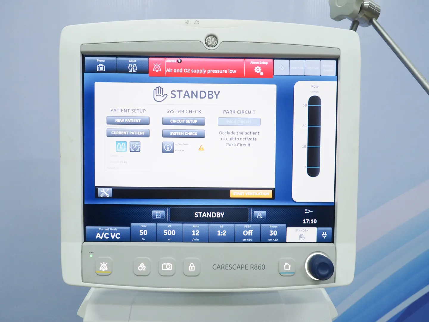 เครื่องช่วยหายใจ GE Carescape R860