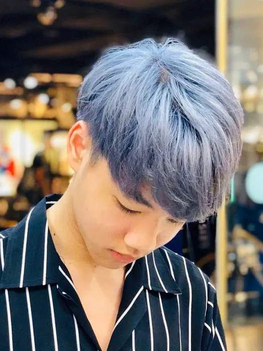 บริการดัดเพิ่มวอลลุ่มพร้อมทำสี-Ash-Purple