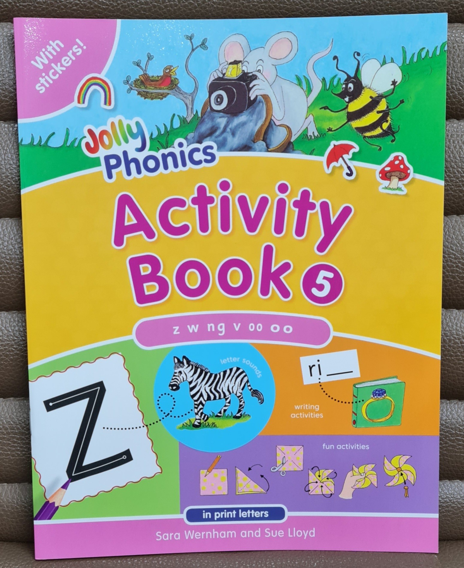 PP  Jolly Phonics Activity Book 5: In Print Letters