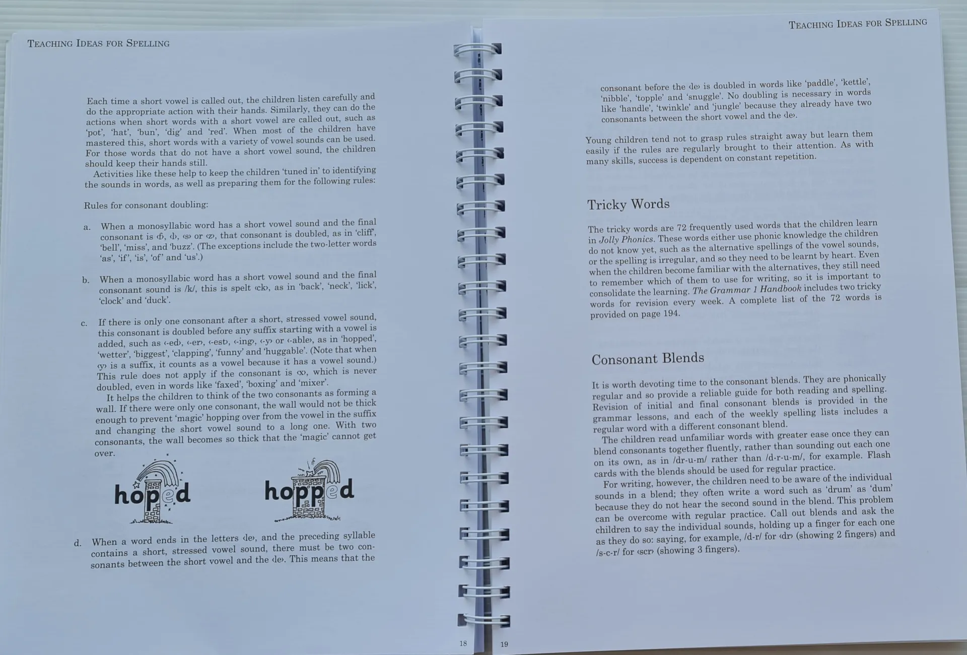 Jolly Grammar 1 Handbook (Jolly phonics) A Handbook for Teaching Grammar: In Precursive letters, Spelling, and Punctuation: