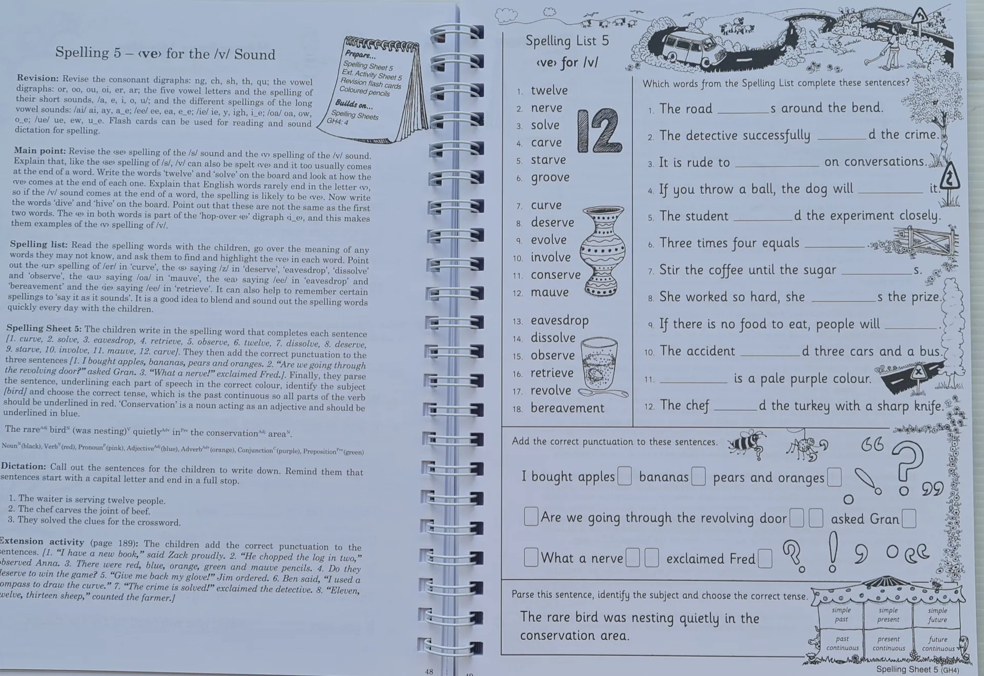 Jolly Grammar 4 Handbook (Jolly phonics) A Handbook for Teaching Grammar, Spelling, and Punctuation: In Precursive letters