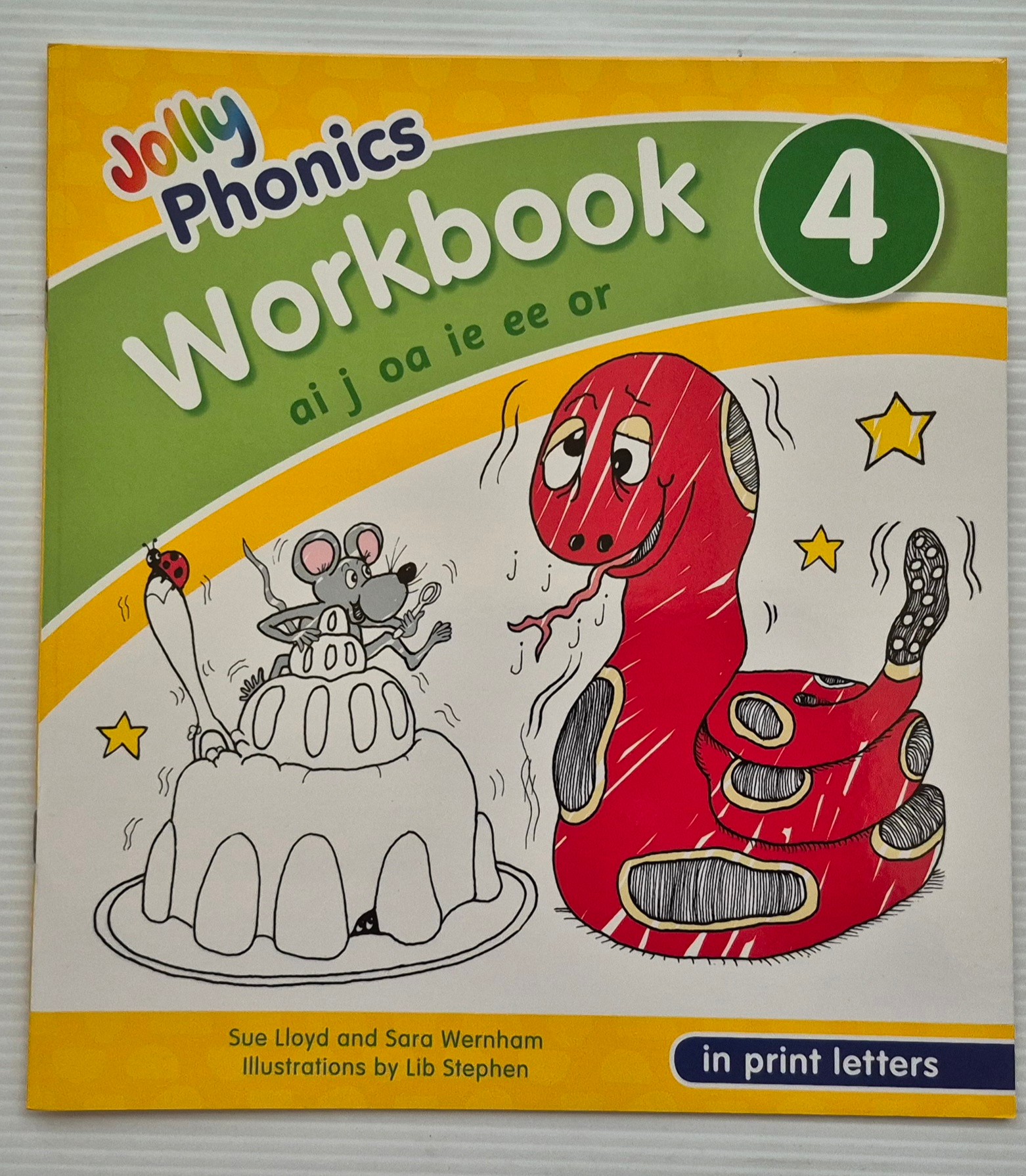 PP Jolly Phonics Workbook 4: In Print Letters