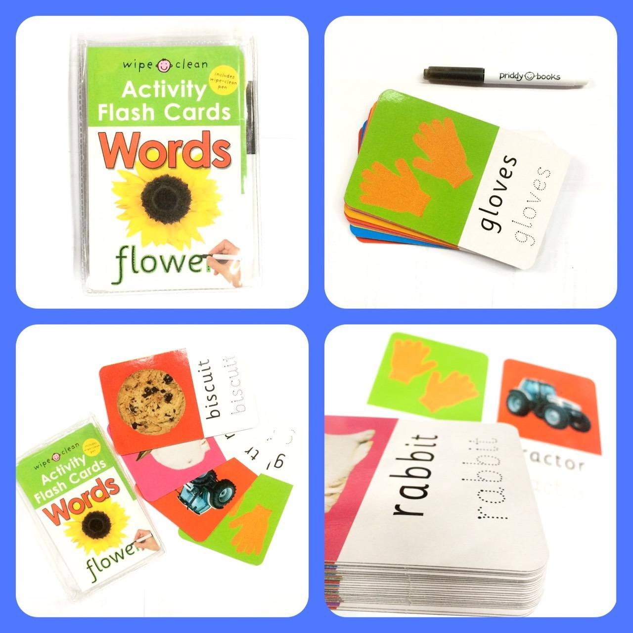Words (Activity Flash Cards) (Wipe Clean Activity Flashcards)