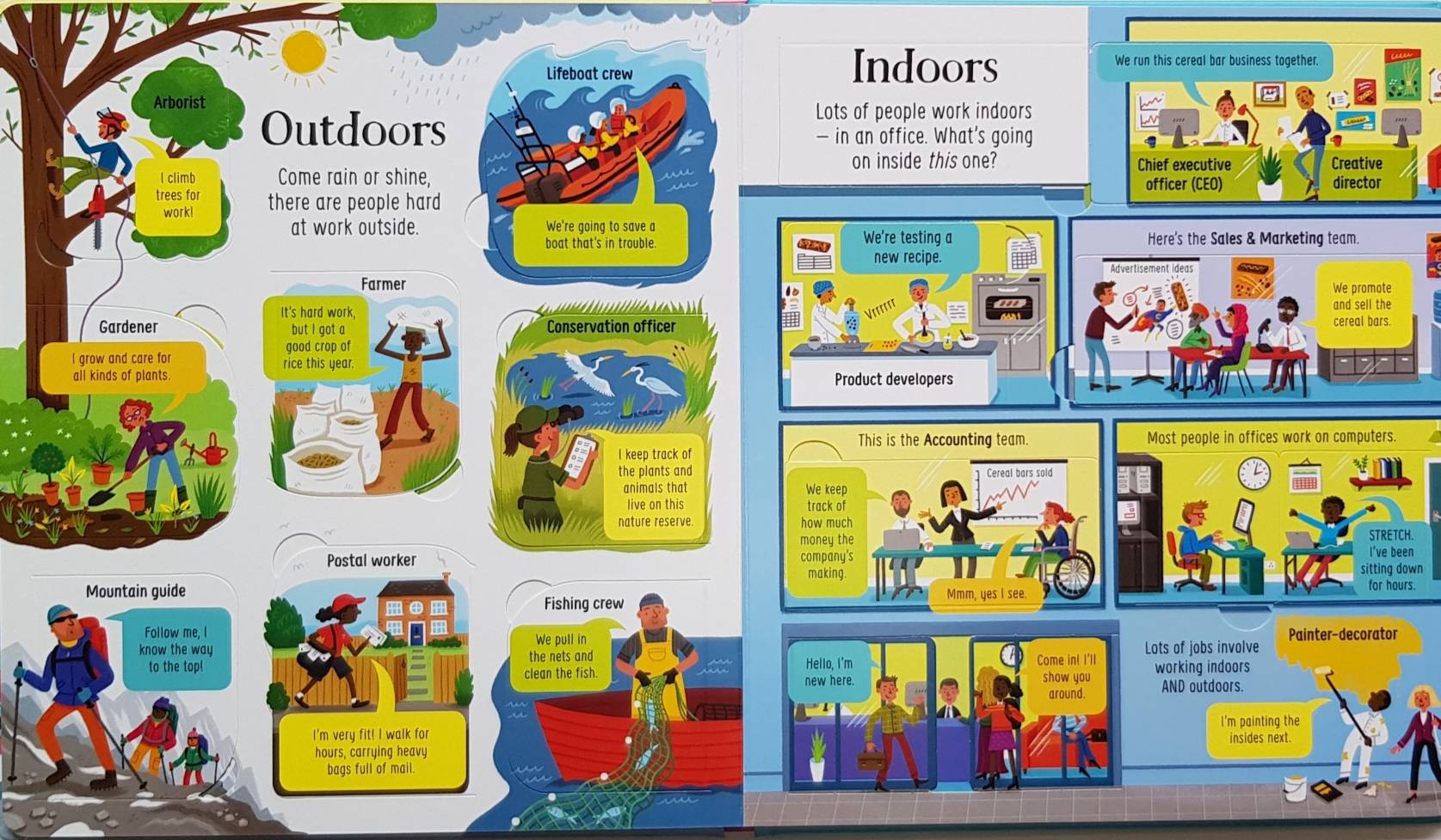 Look Inside Jobs Board book