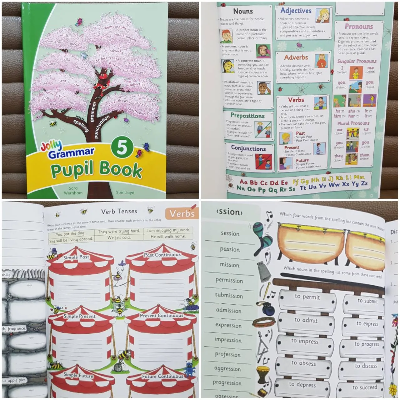 Set เฉพาะแบบฝึกหัด Jolly Grammar Pupil Book 1-6