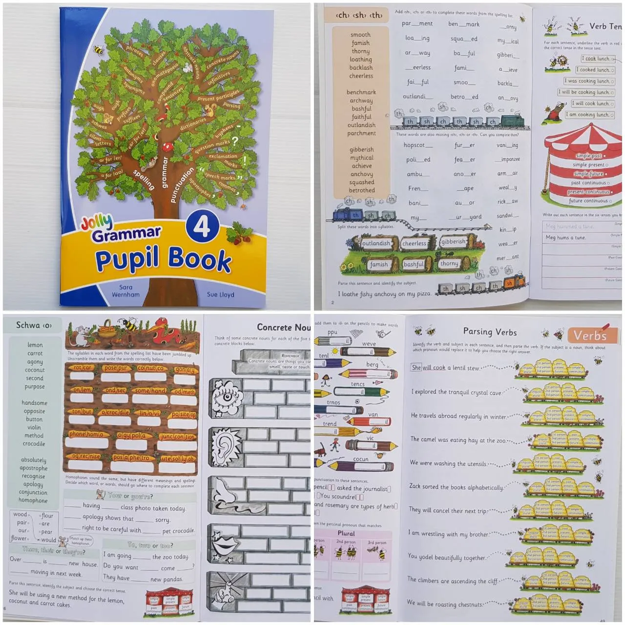 Set เฉพาะแบบฝึกหัด Jolly Grammar Pupil Book 1-6