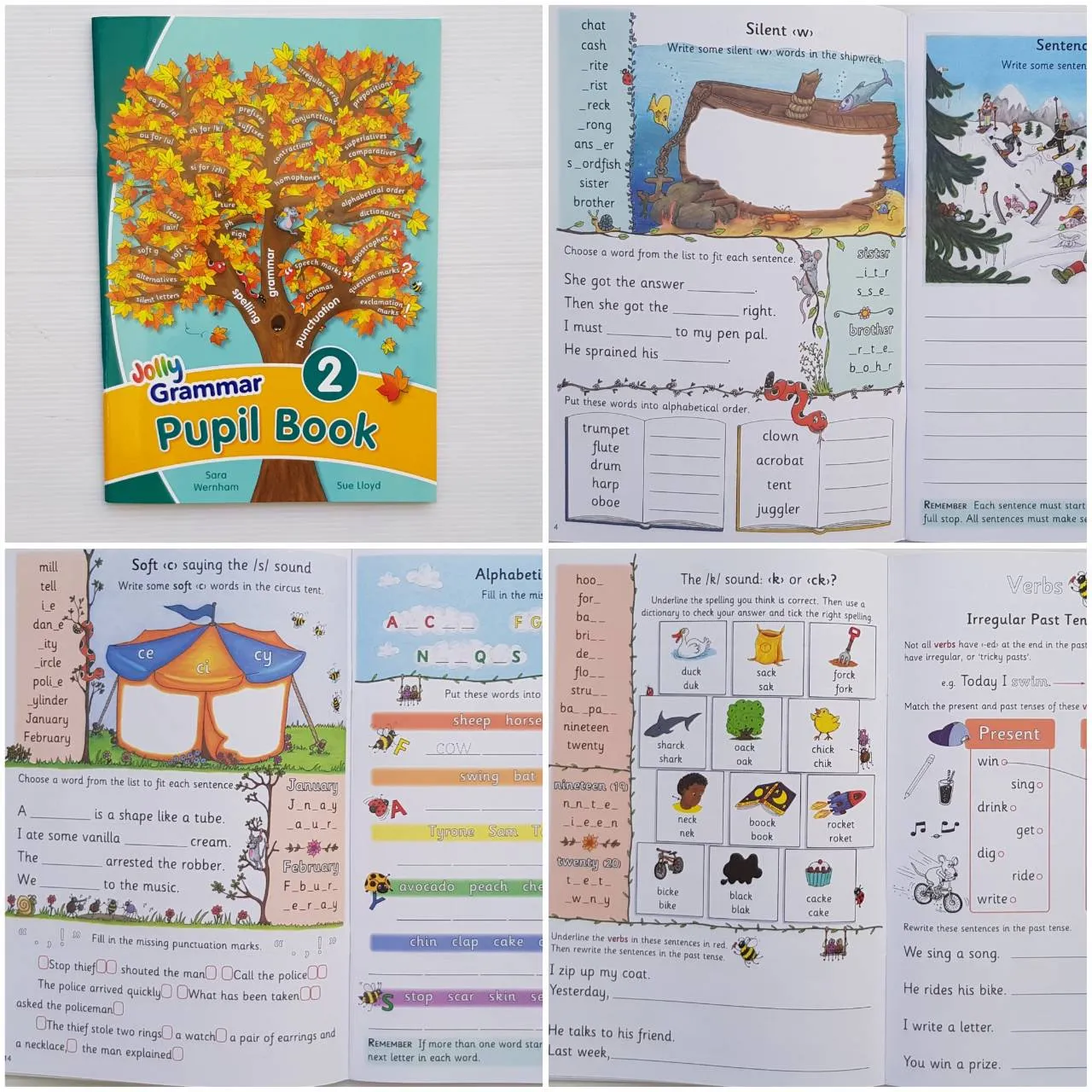 Set เฉพาะแบบฝึกหัด Jolly Grammar Pupil Book 1-6