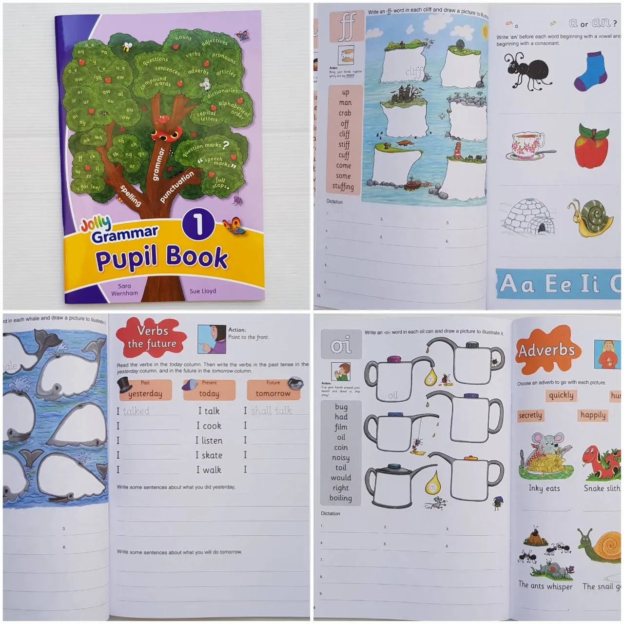 Set เฉพาะแบบฝึกหัด Jolly Grammar Pupil Book 1-6