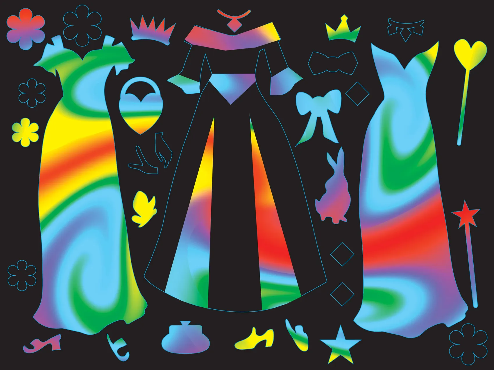 Princess Scratch & Sketch Sticker Kit (Scratch and Sketch)