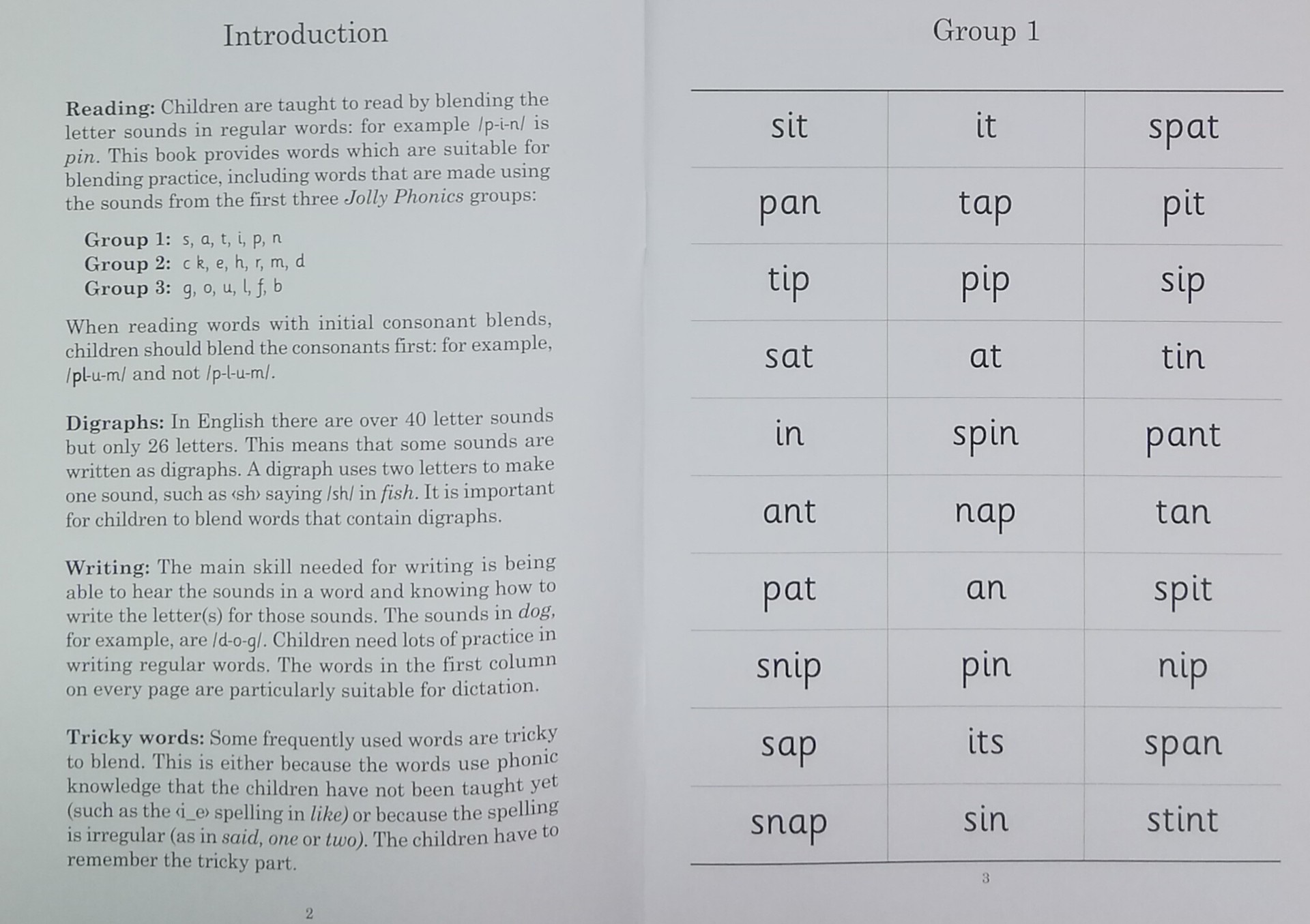 Jolly Phonics Word Book