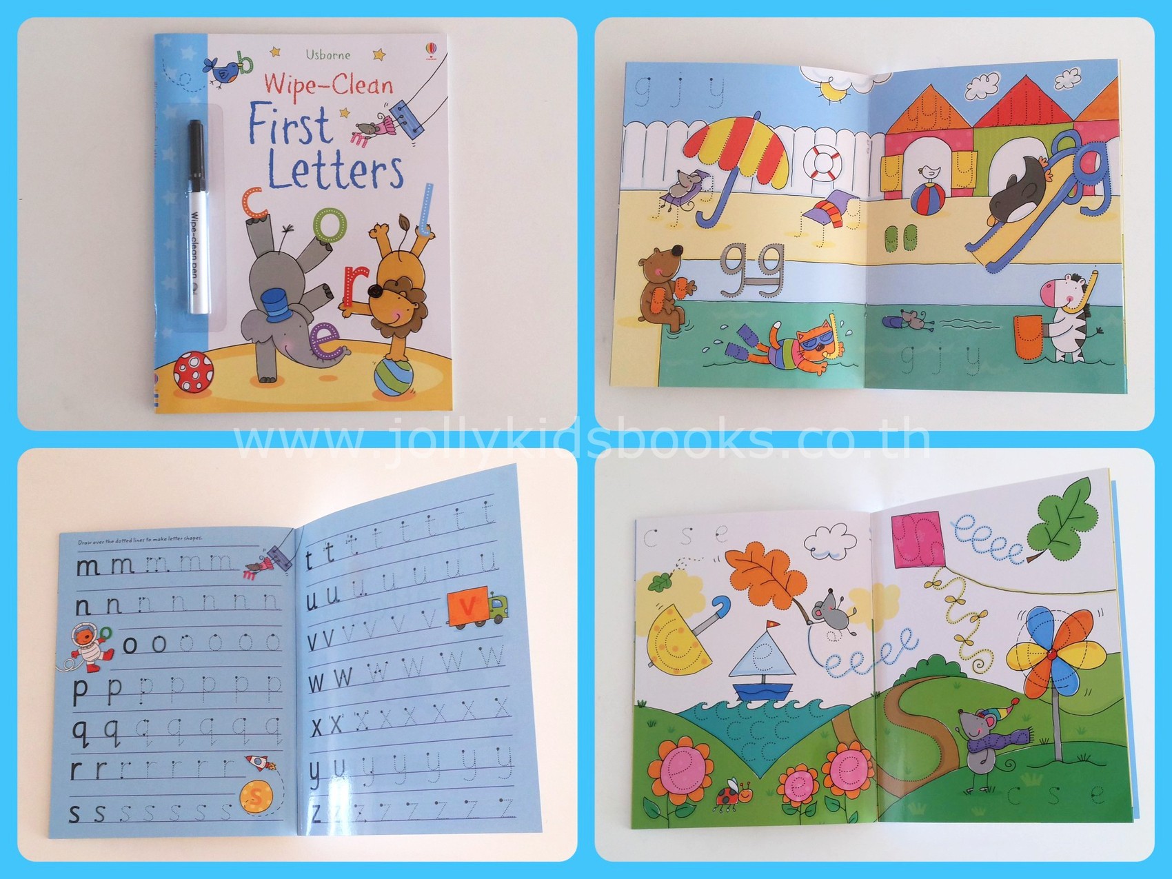 First Letters (Usborne Wipe Clean Books)