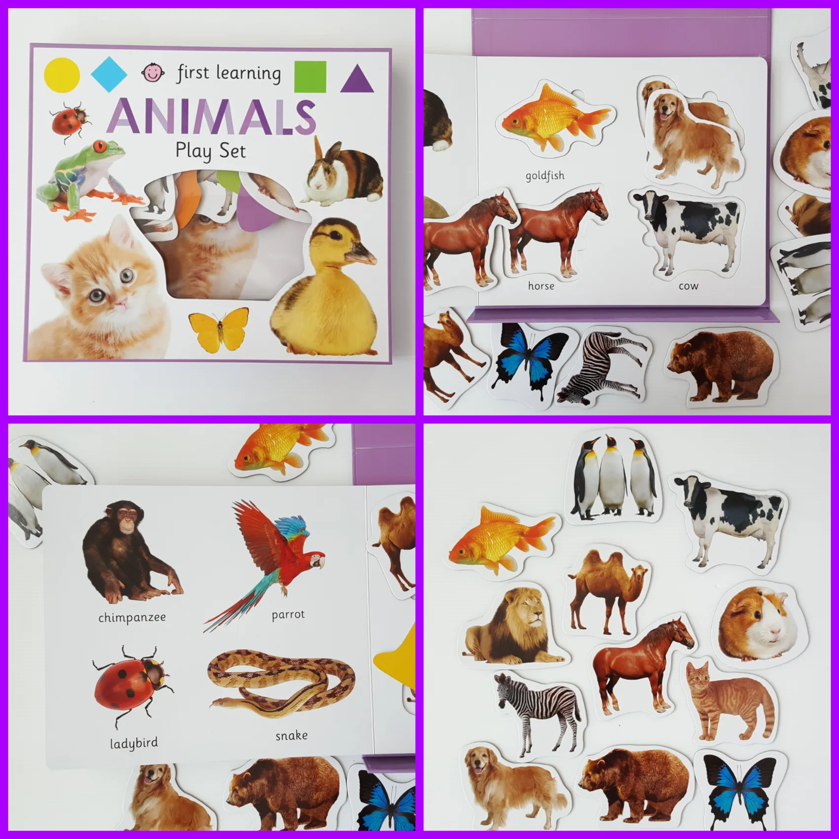 First Learning Animals Play Set