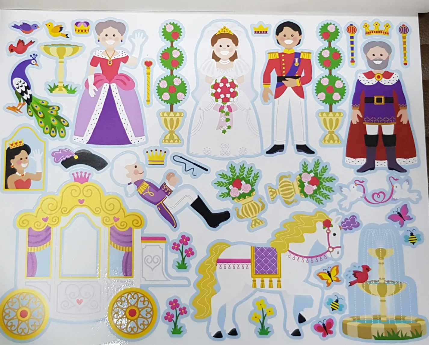 Reusable Sticker Pad Princess Castle
