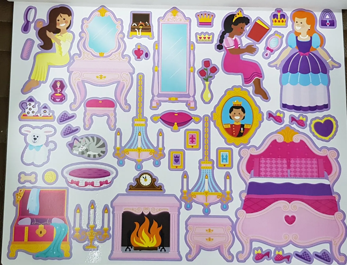 Reusable Sticker Pad Princess Castle