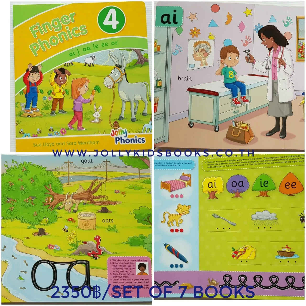 Finger Phonics set of books 1–7