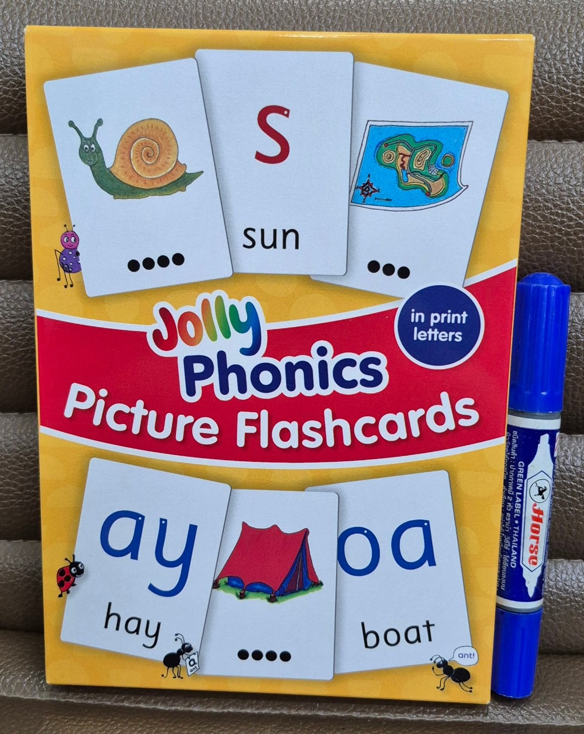 PP Jolly Phonics Picture Flash Cards: In Print Letters