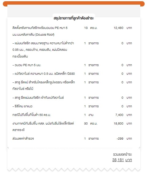 ราคาซ่อมหลังคา(3)