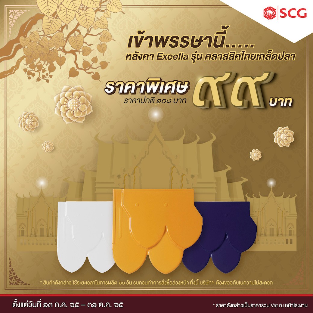 โปรโมชั่นกระเบื้องเกล็ดปลา