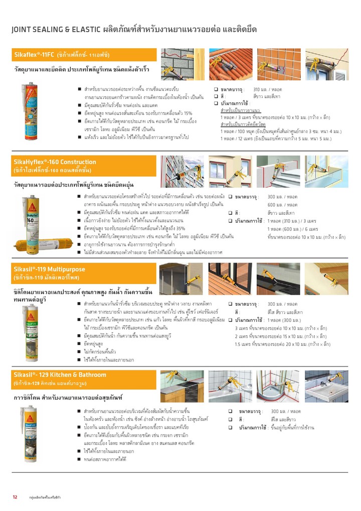 sikajointsealingandelasticยาแนว