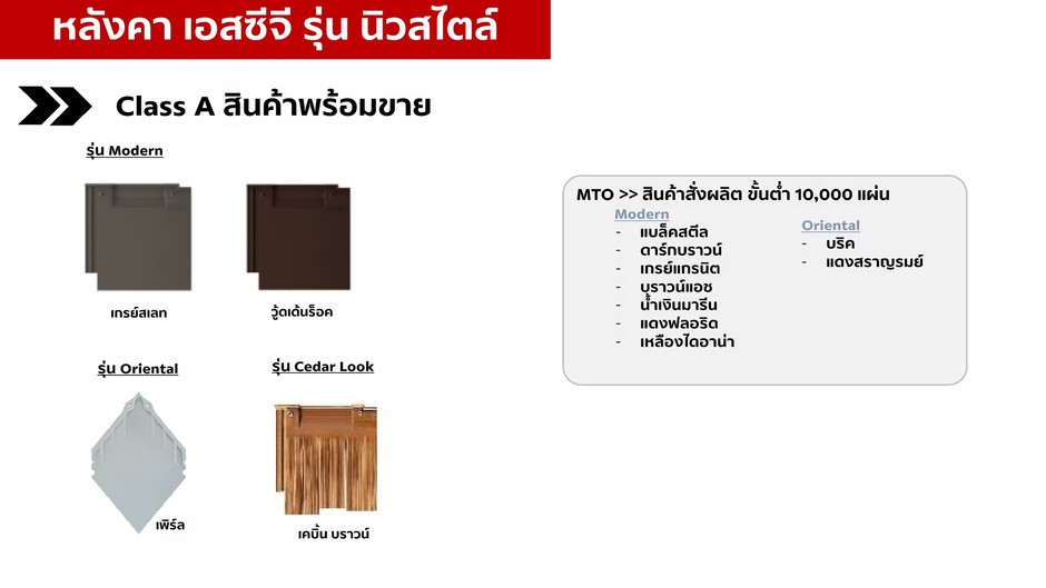 แผ่นกระเบื้องหลังคานิวสไตล์NeustileSCG592879239548