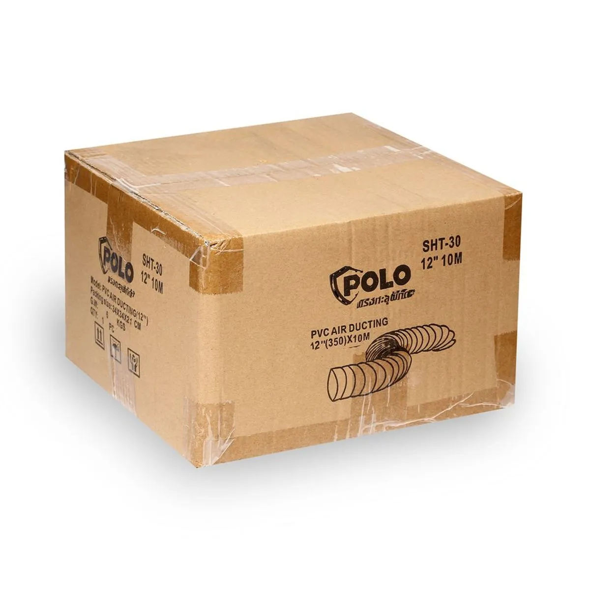 " POLO " ท่อถังกลม 12" ยาว 10 เมตร